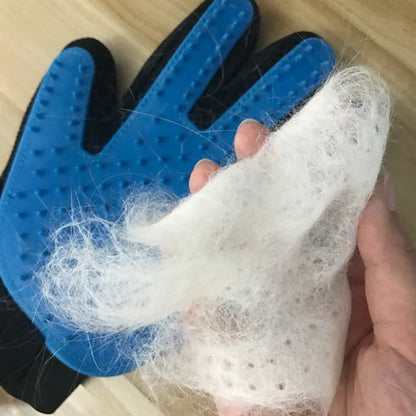Pet Grooming Glove for Cats and Dogs - Deshedding Brush and Massage Tool for Effective Hair Removal and Cleaning
