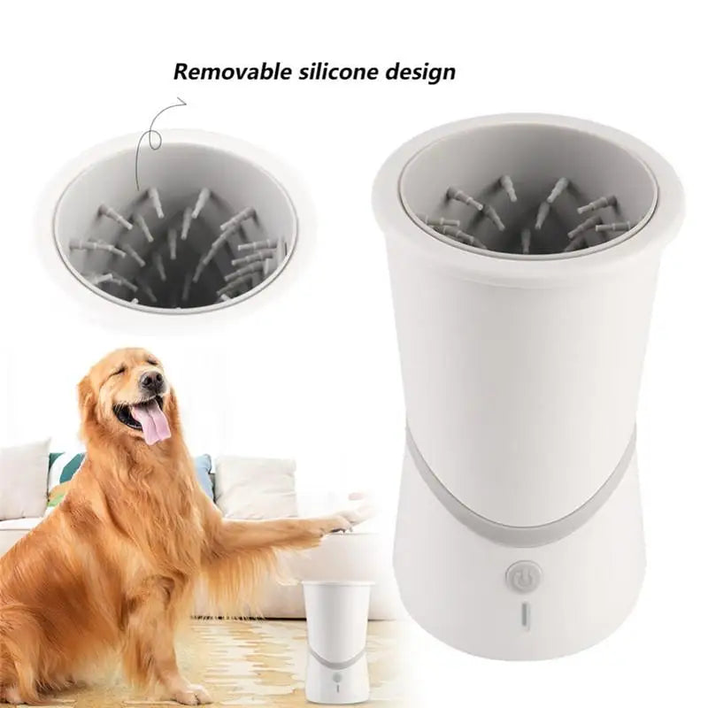 Portable Automatic Dog Paw Cleaner - Silicone Foot Washer for Small and Medium-Sized Dogs