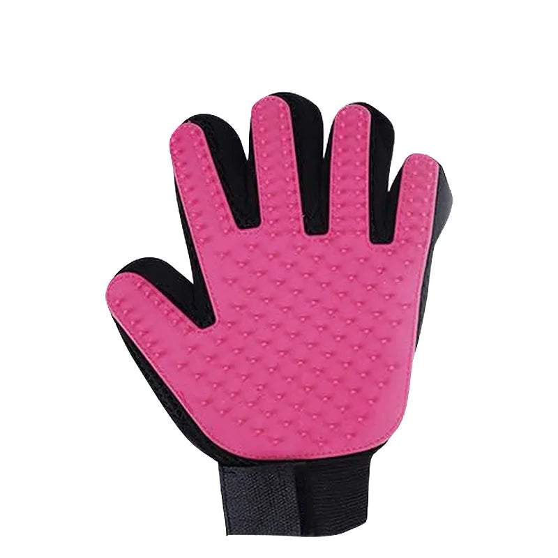 Pet Grooming Glove for Cats and Dogs - Deshedding Brush and Massage Tool for Effective Hair Removal and Cleaning