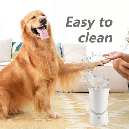 Portable Automatic Dog Paw Cleaner - Silicone Foot Washer for Small and Medium-Sized Dogs