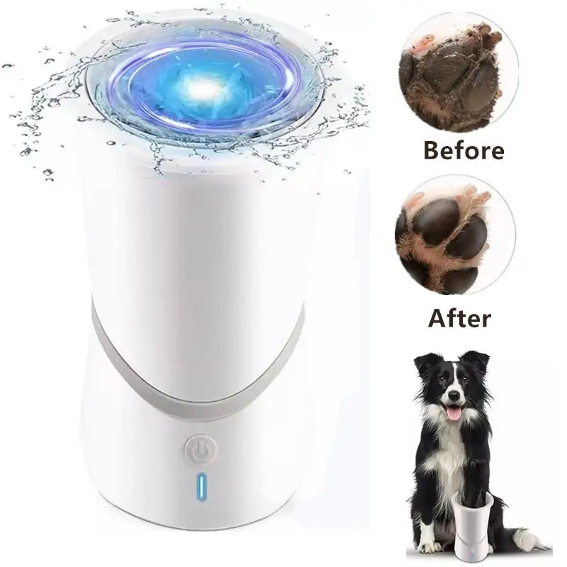 Portable Automatic Dog Paw Cleaner - Silicone Foot Washer for Small and Medium-Sized Dogs
